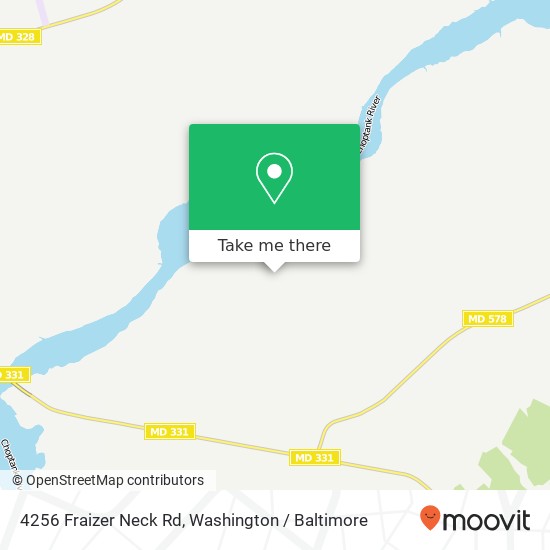 4256 Fraizer Neck Rd, Preston, MD 21655 map