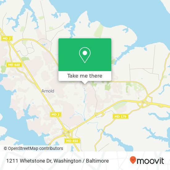 1211 Whetstone Dr, Arnold, MD 21012 map