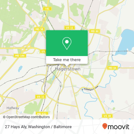 27 Hays Aly, Hagerstown, MD 21740 map