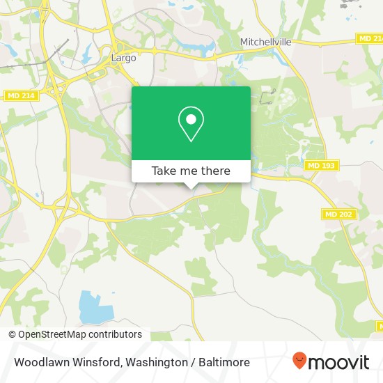 Woodlawn Winsford, Upper Marlboro, MD 20774 map