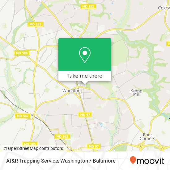 At&R Trapping Service, Amherst Ave map