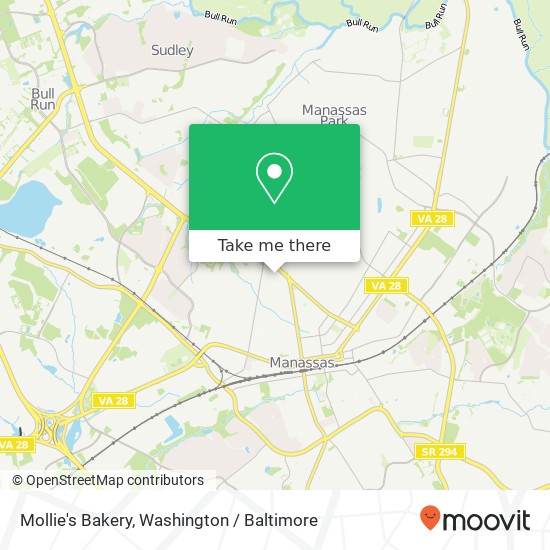 Mapa de Mollie's Bakery, Early St