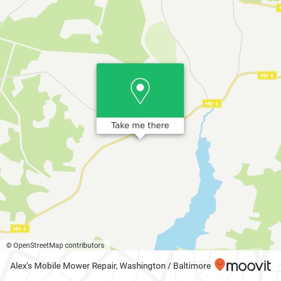 Alex's Mobile Mower Repair, Port Tobacco Hills Ct map