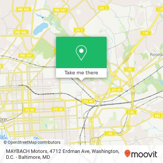 Mapa de MAYBACH Motors, 4712 Erdman Ave
