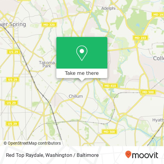 Red Top Raydale, Hyattsville, MD 20783 map