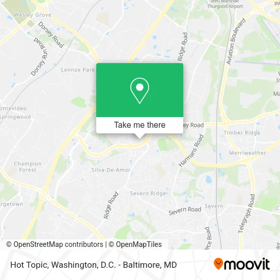 Hot Topic map