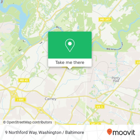 9 Northford Way, Parkville, MD 21234 map