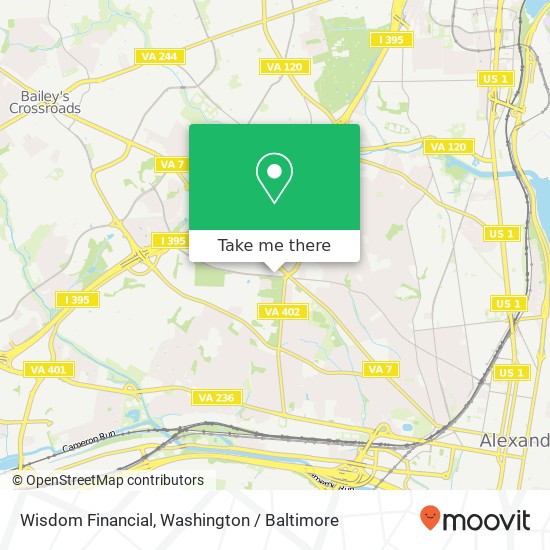 Wisdom Financial, 3543 W Braddock Rd map