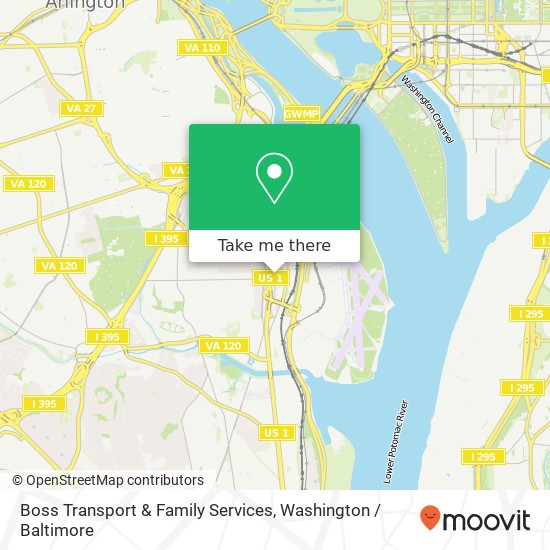 Mapa de Boss Transport & Family Services, 2221 S Clark St