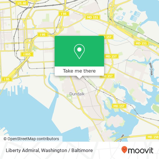 Liberty Admiral, Dundalk, MD 21222 map