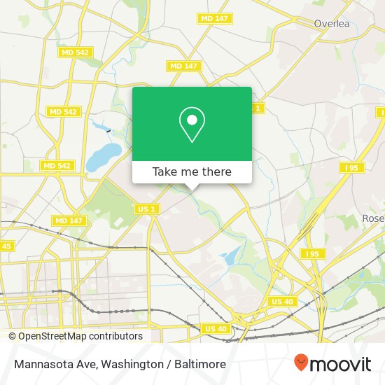 Mannasota Ave, Baltimore, MD 21206 map