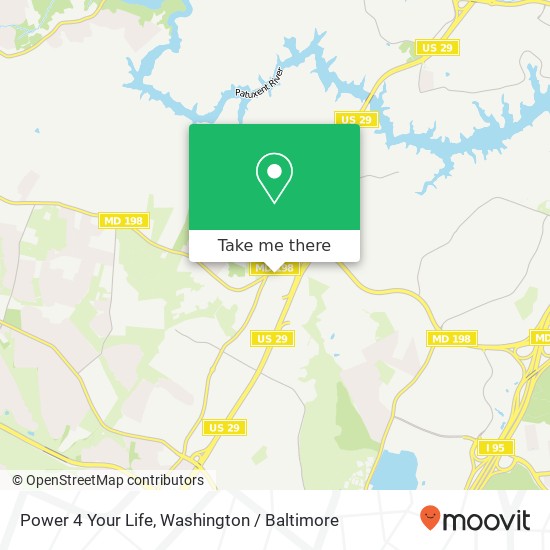 Power 4 Your Life, 15421 Old Columbia Pike map