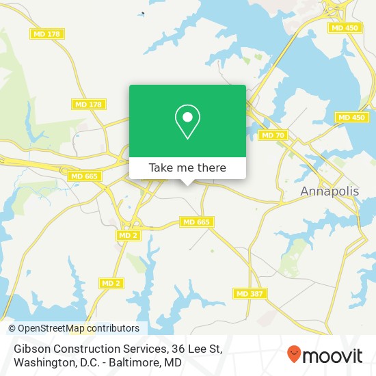 Gibson Construction Services, 36 Lee St map