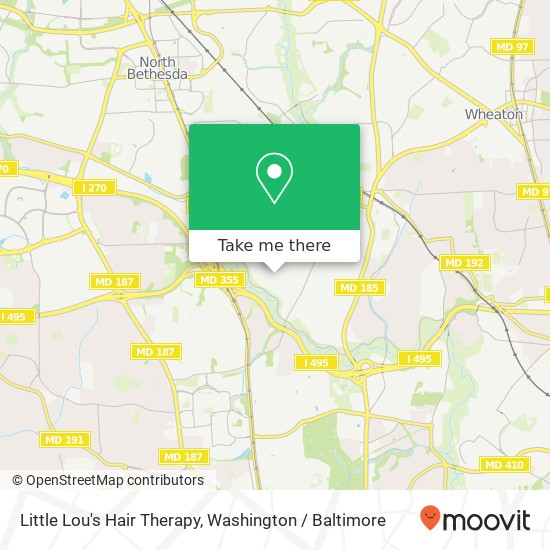 Mapa de Little Lou's Hair Therapy