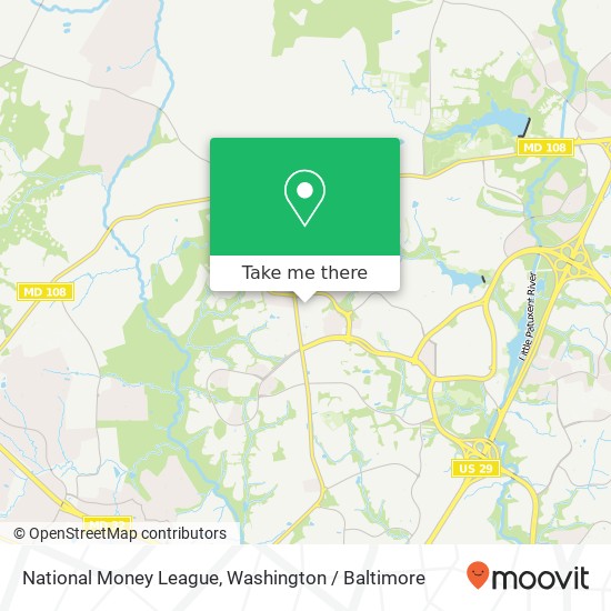 Mapa de National Money League, 5931 Grand Banks Rd