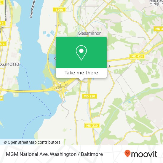 MGM National Ave, Oxon Hill, MD 20745 map