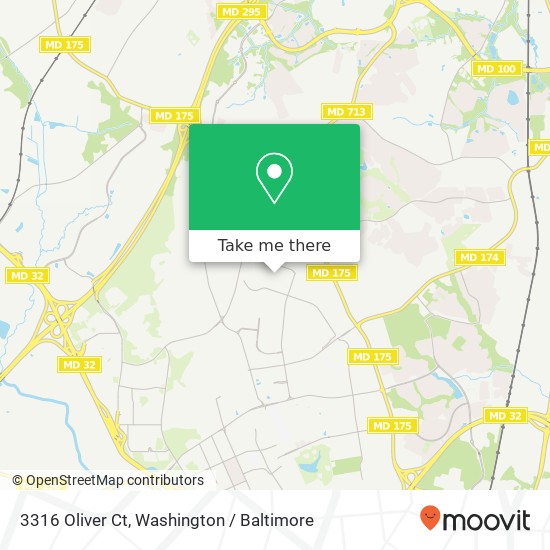 3316 Oliver Ct, Fort Meade, MD 20755 map