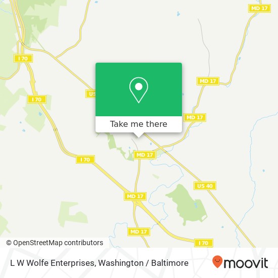 Mapa de L W Wolfe Enterprises, Harp Pl