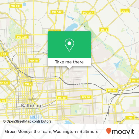 Mapa de Green Moneys the Team