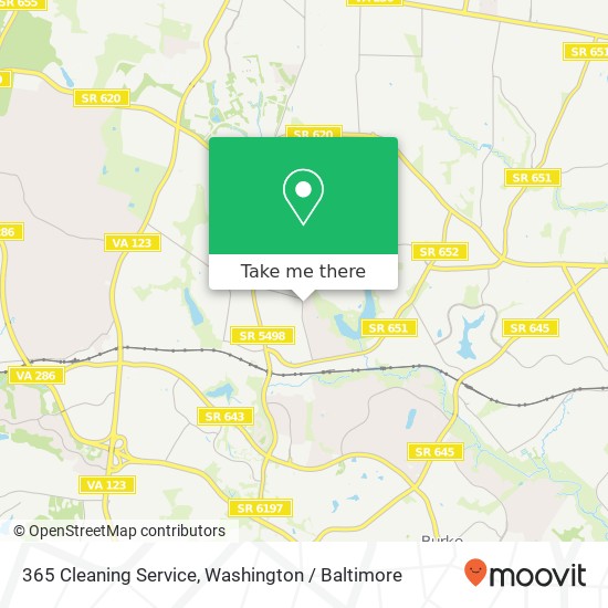 Mapa de 365 Cleaning Service, Zion Dr