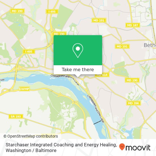 Starchaser Integrated Coaching and Energy Healing, Yale Ave map