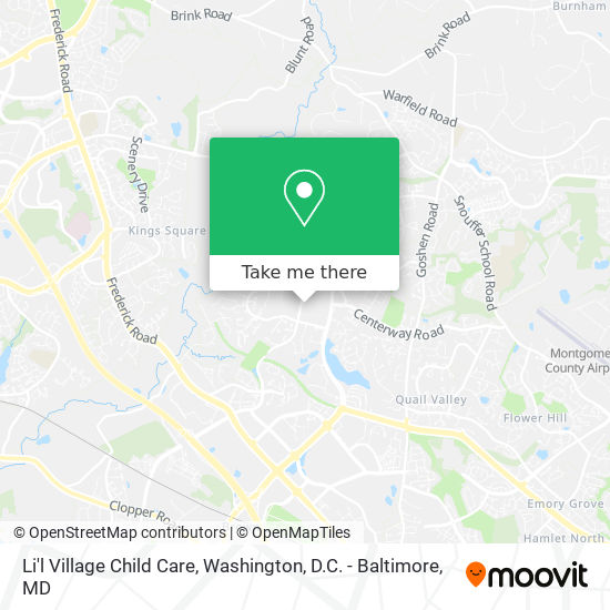 Li'l Village Child Care map