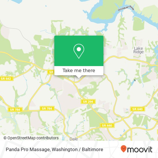 Mapa de Panda Pro Massage, 4159 Merchant Plz