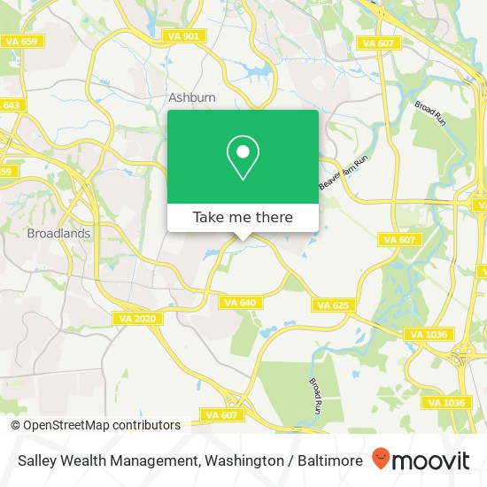 Salley Wealth Management, 44075 Pipeline Plz map