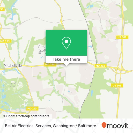 Bel Air Electrical Services, 68 Church Rd S map