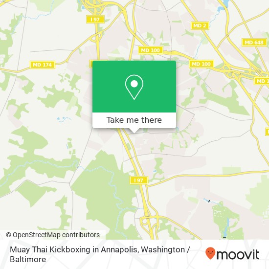 Muay Thai Kickboxing in Annapolis, 657 Old Mill Rd map