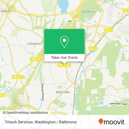 Tritech Services, 4600 Powder Mill Rd map