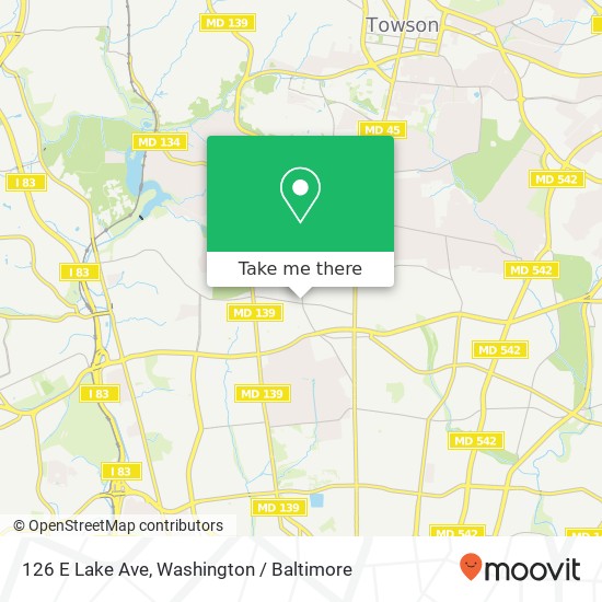 126 E Lake Ave, Baltimore, MD 21212 map