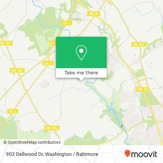 903 Dellwood Dr, Fallston, MD 21047 map