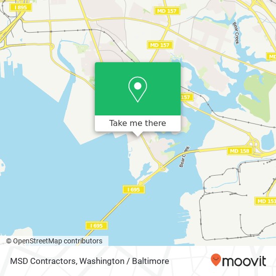 Mapa de MSD Contractors
