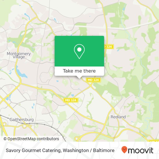 Savory Gourmet Catering map