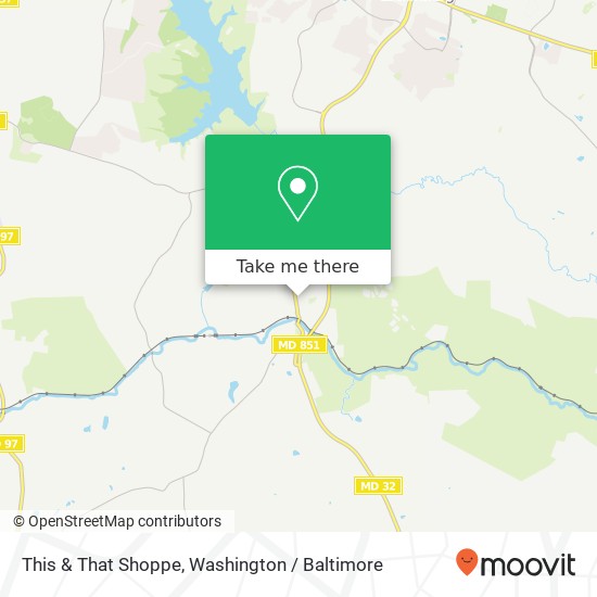 Mapa de This & That Shoppe, 7533 Main St