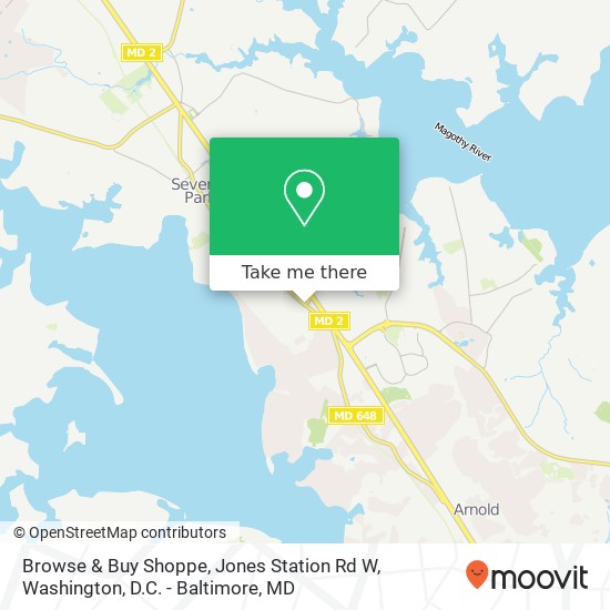 Browse & Buy Shoppe, Jones Station Rd W map