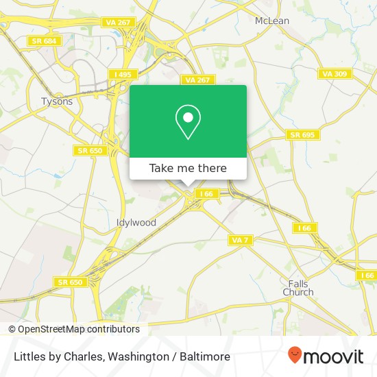 Littles by Charles, Reddfield Dr map