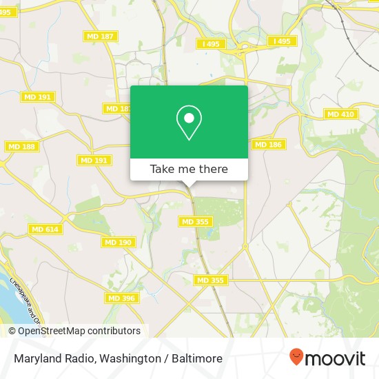 Maryland Radio map