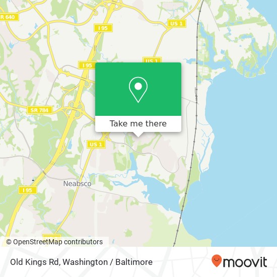 Mapa de Old Kings Rd, Woodbridge, VA 22191