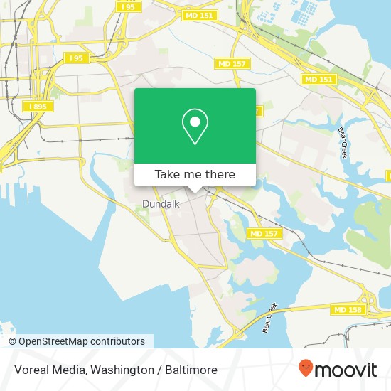 Mapa de Voreal Media, Dunlawn Ct