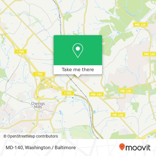 MD-140, Owings Mills, MD 21117 map