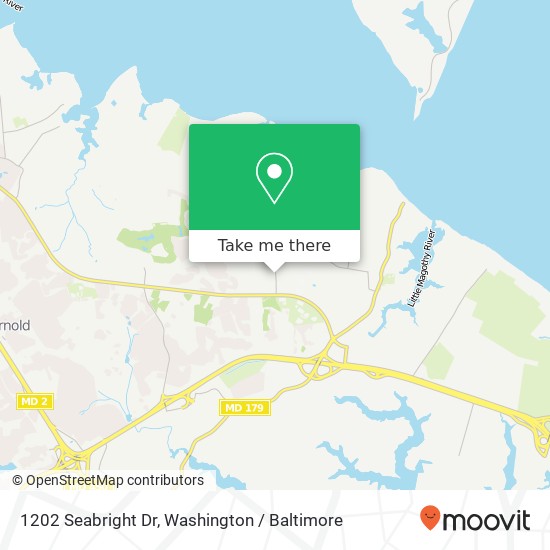 1202 Seabright Dr, Annapolis, MD 21409 map