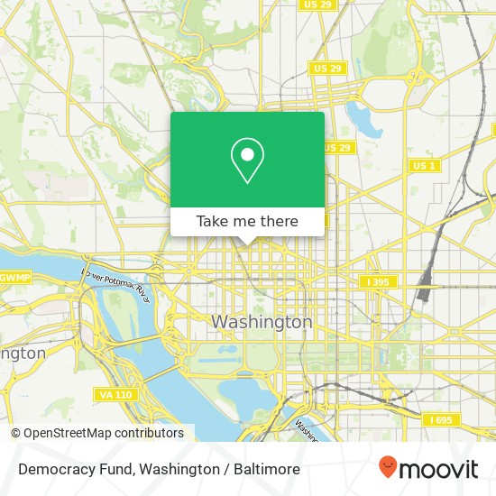 Democracy Fund, 1200 17th St NW map