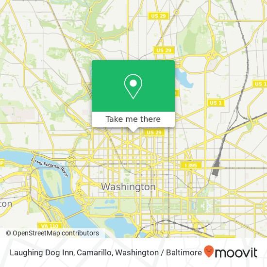 Mapa de Laughing Dog Inn, Camarillo, 15th St NW