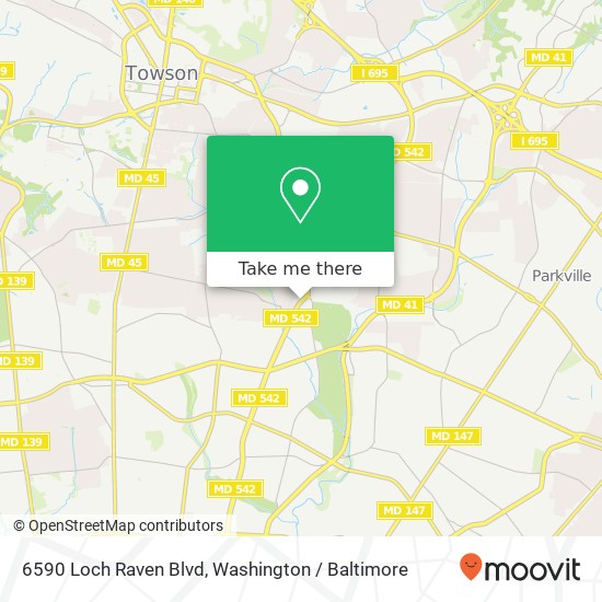 6590 Loch Raven Blvd, Baltimore, MD 21239 map