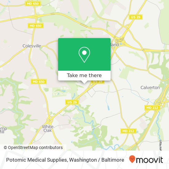 Potomic Medical Supplies, 12300 Featherwood Dr map