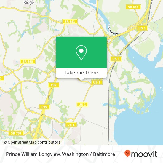 Mapa de Prince William Longview, Woodbridge, VA 22191