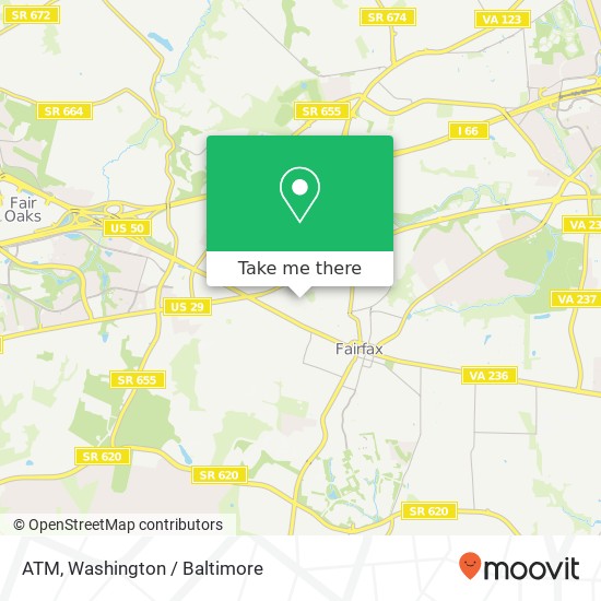 Mapa de ATM, 3939 Oak St