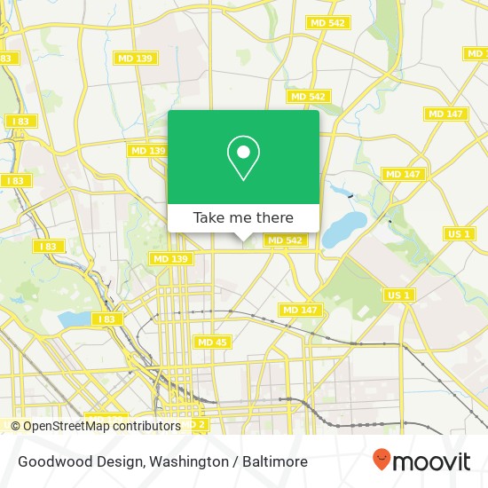 Mapa de Goodwood Design, Ellerslie Ave